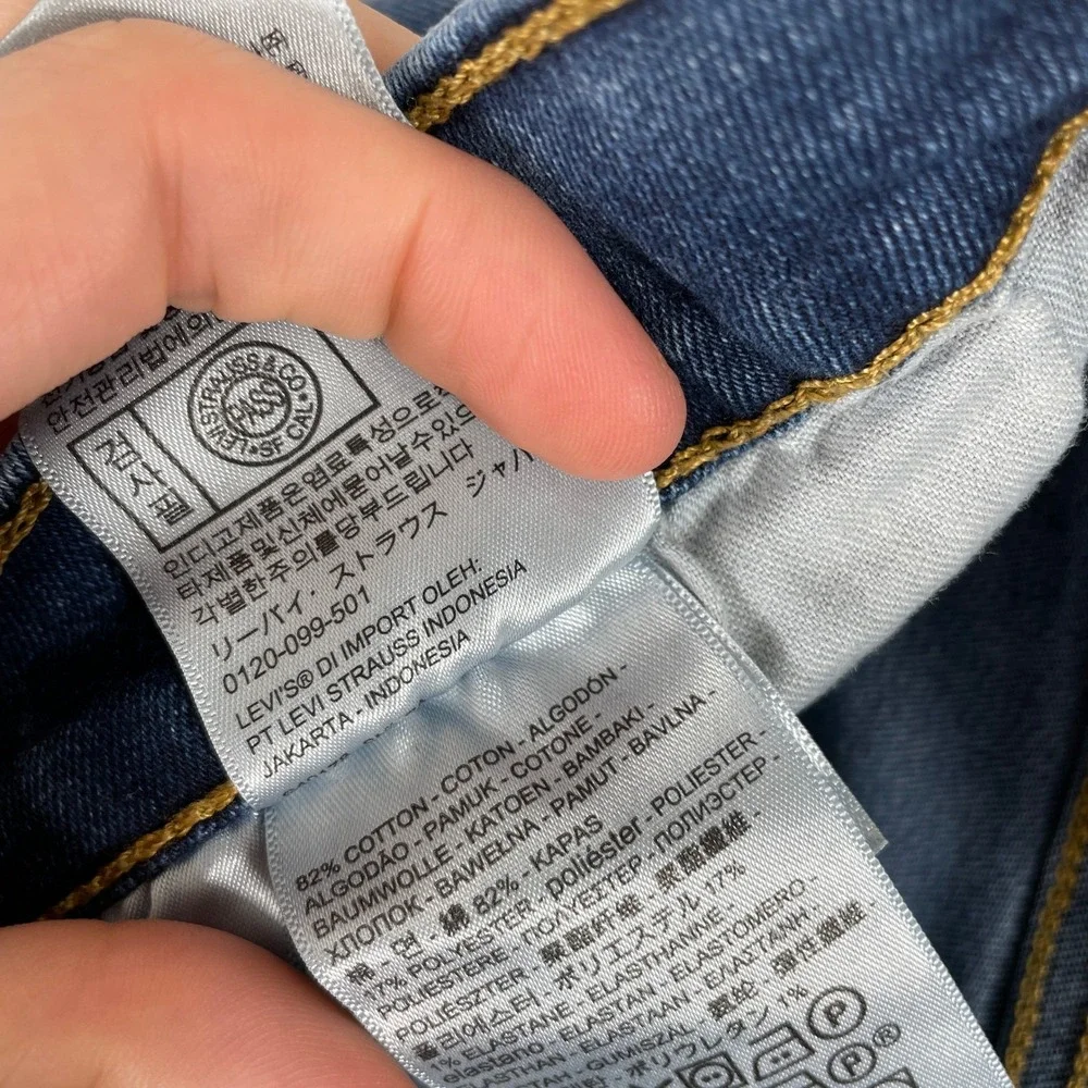 Levi's 511 Jeans Mens 30x30 Blue Slim Fit Stretch Denim Pants